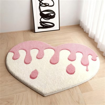 Catifa de peluix amb forma d'amor